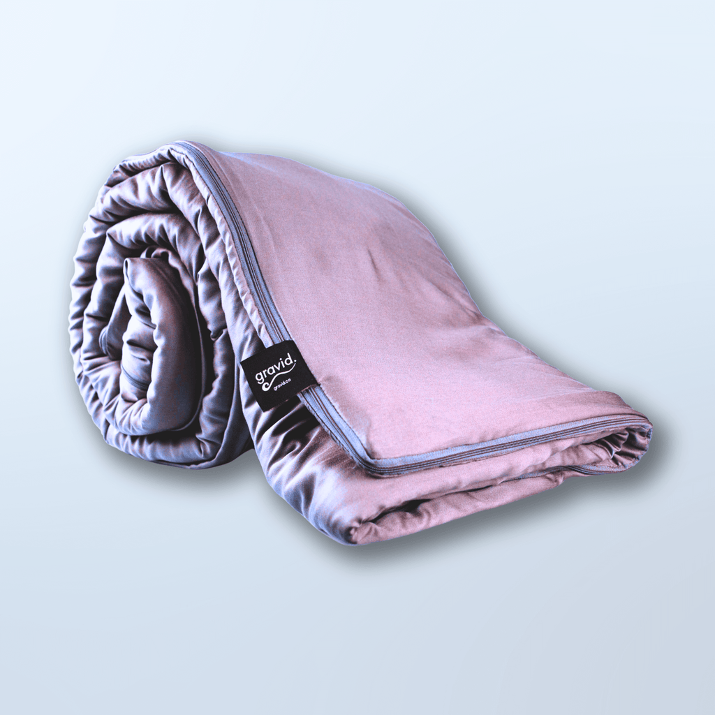 Breeze™ Cooling Weighted Blanket - Size: TWIN 60x80 Weight: 15 lb Colour: Lilac by Gravid