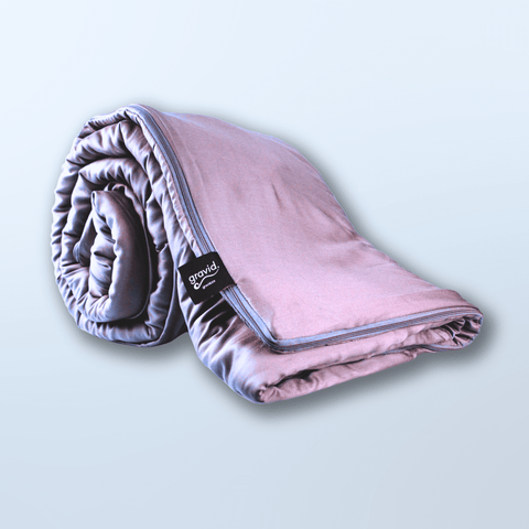 Breeze™ Cooling Weighted Blanket - Size: TWIN 60x80 Weight: 15 lb Colour: Lilac by Gravid