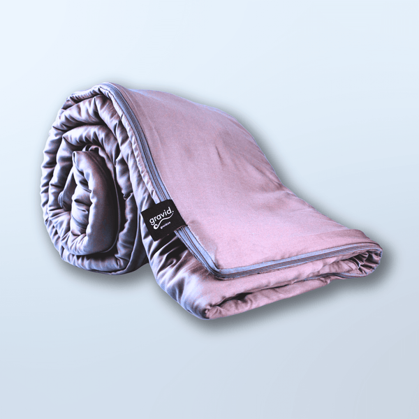 Breeze™ Cooling Weighted Blanket - Size: TWIN 60x80 Weight: 15 lb Colour: Lilac by Gravid