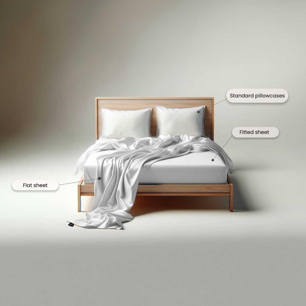 Breeze™ Sheets - Colour: Snow White Size: Twin by Gravid