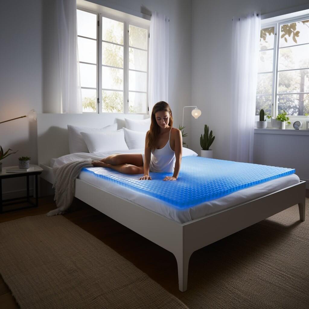DOZE Gel Mattress Topper - Size: Twin (38 x 75