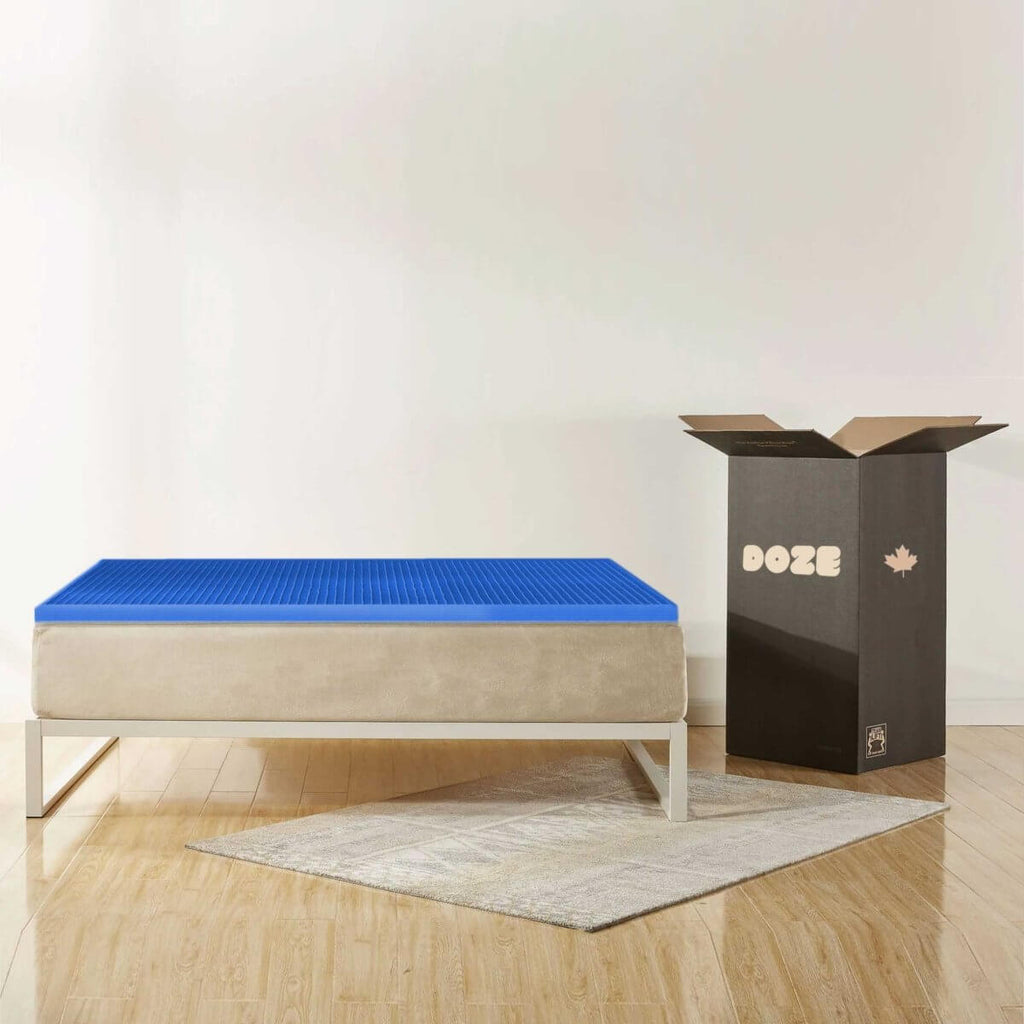 DOZE Gel Mattress Topper - Size: Twin (38 x 75
